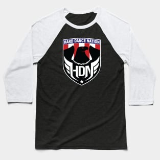 Hard Dance Nation Crest Baseball T-Shirt